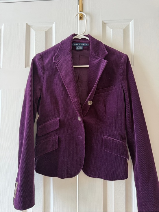 Ralph Lauren Jackets & Blazers - Ralph Lauren Plum Corduroy Blazer
